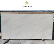 Quartz Stone Slab Wall Cladding and Countertops for Kitchens