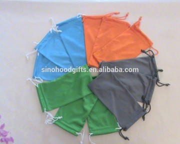 multicolor microfiber pouch