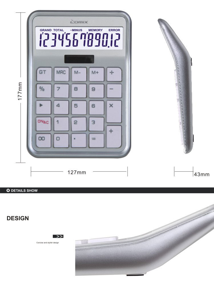 Fashion design 12 digits scientific calculator/promotional calculator/desk top calculator