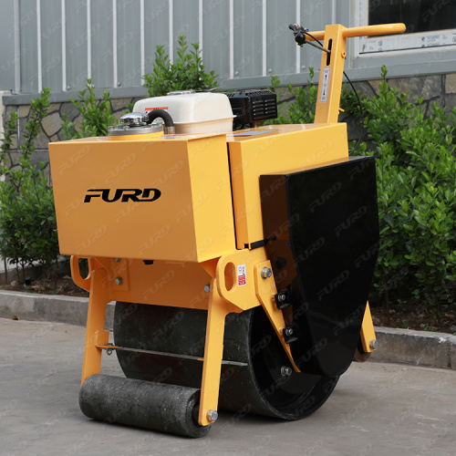 200kg Walk-behind single drum gasoline powered soil compactor with reliable performance