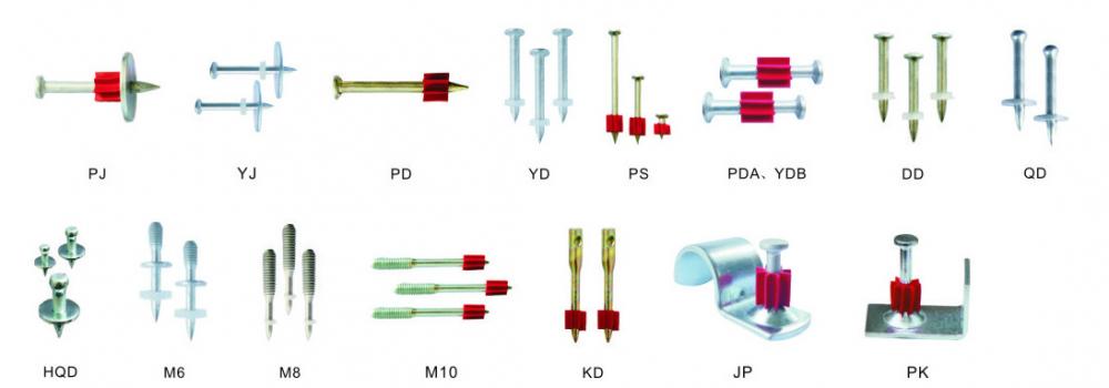 Drive Pins For Ns450 Semi Automatic Powder Fastening Tool Direct Fastening Tool