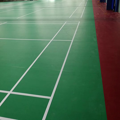 piso de badminton/piso de PVC para o tribunal de badminton com BWF