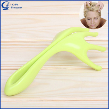 New Handy Plastic Health Care Massaging Head SPA Scalp Massager