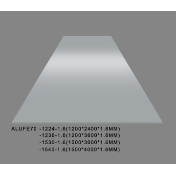 Parlak Sıcak Gri Alüminyum Levha 1.6mm