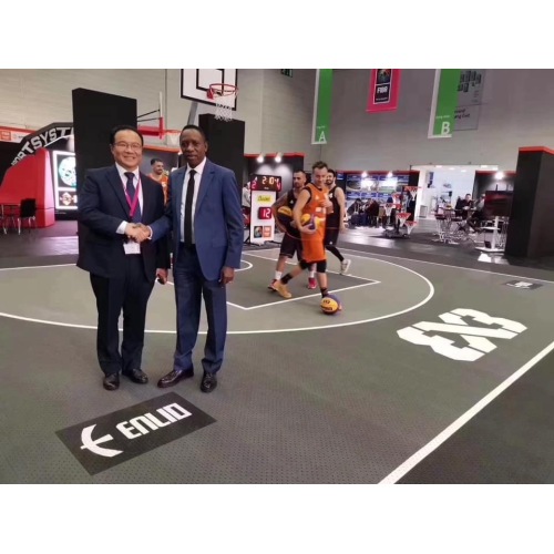 Enlac ses fiba 3x3 cancha deportiva de baloncesto