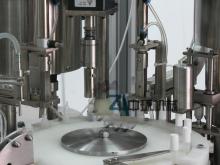 Lotion  filling and capping machine