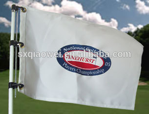 PGA Golf flag / golf hole flags / customized logo golf flag pin