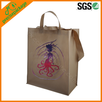 Printed Nonwoven Foldable Tote Bag with Snap Closure