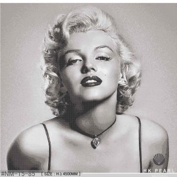 Bức tranh tường khảm thủy tinh đen trắng Marilyn Monroe