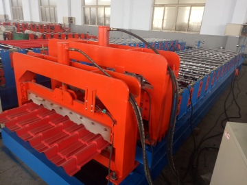 Best glazed metal roof tile forming machine