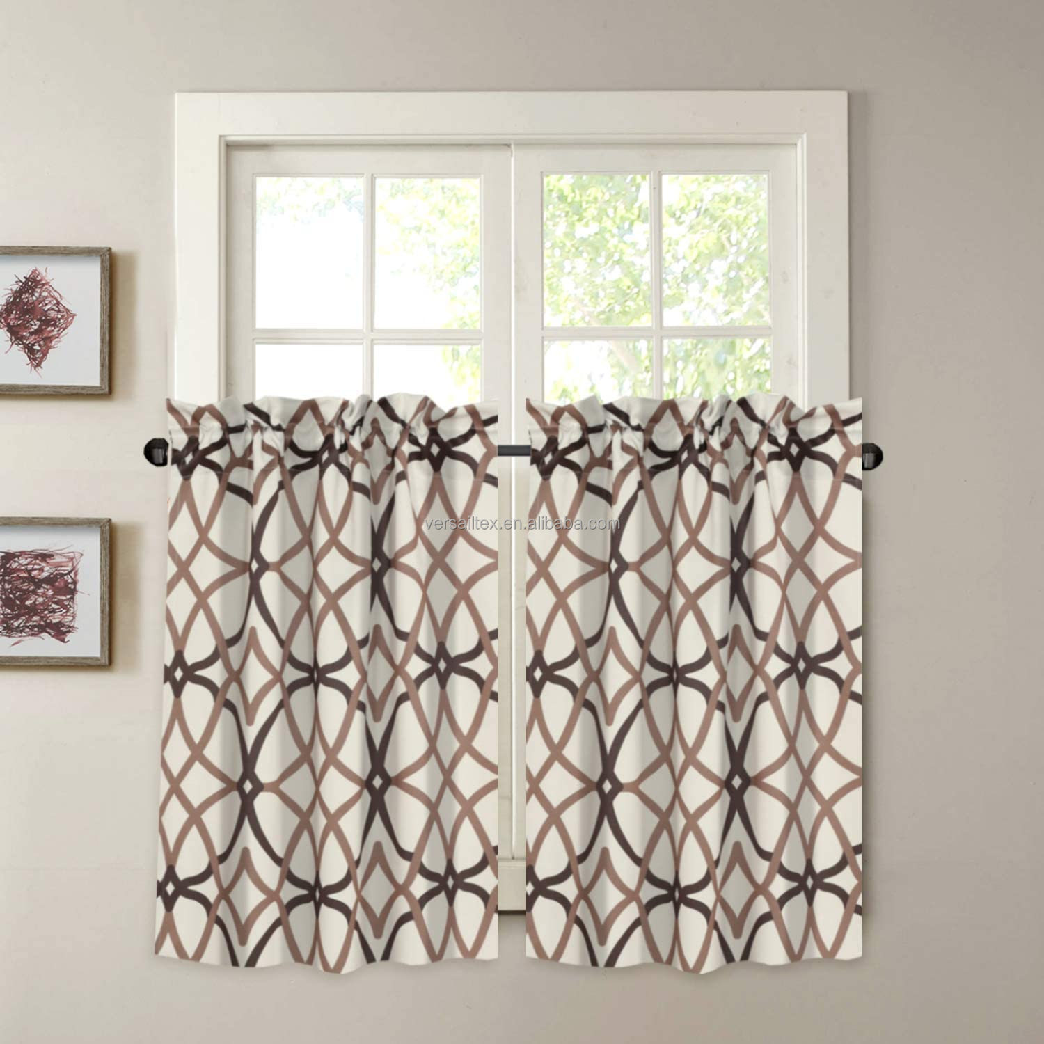Geo Print Curtain Valance Geo Print Curtain Valance
