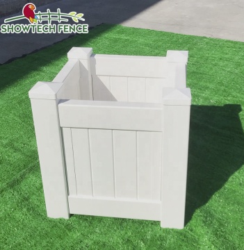 Plastic Vinyl Outdoor Garden Planter Boxes