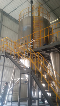 Pharmaceutical centrifugal spray dryer for herbs extracts