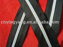 nylon zipper with silver teeth