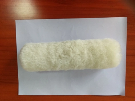 Wool Cover Material White Wall Paint Roller Brush