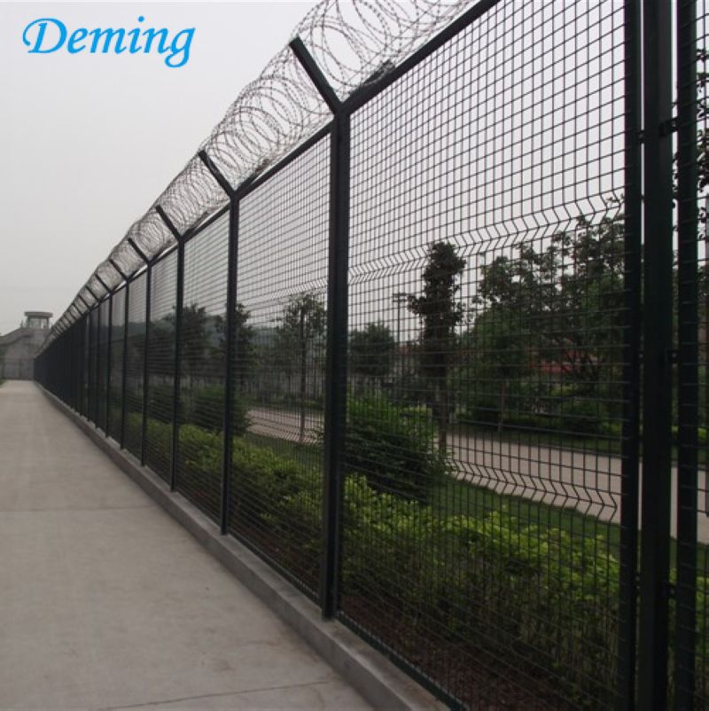 Powder Coated Wrought Iron Airport Fence Panels