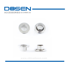 Generic Shiny Silver Flate Surface Shoes Lace Eyelets Grommets Punch Brass Ring Rivets for Bags Boots Canvas Tent Leather Craft