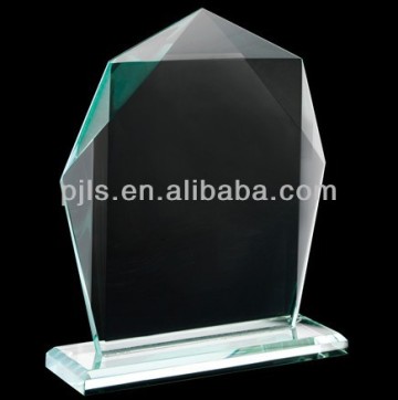 glass trophy, glass shield trophy