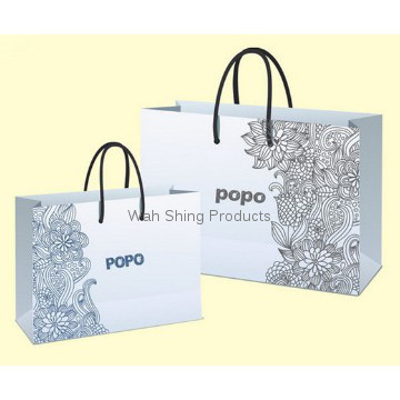 Nice design custom paper bag in dongguan