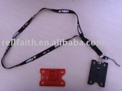 Customized Printed Lanyard With Badge Holder