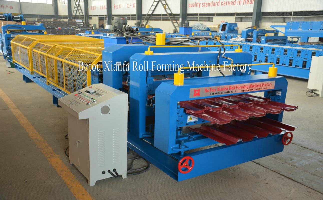 glazed tile roofing sheet machine