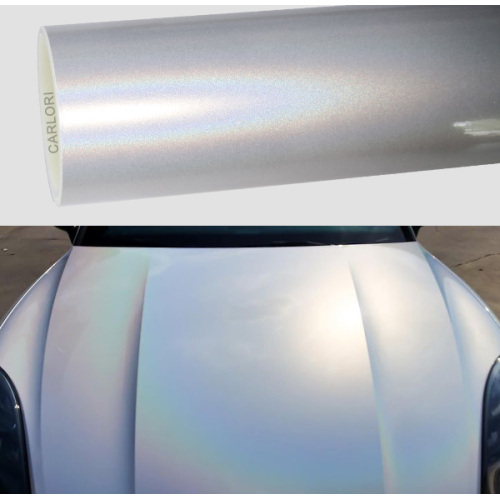 Gloss Rainbow Laser Car Wrap ვინილის