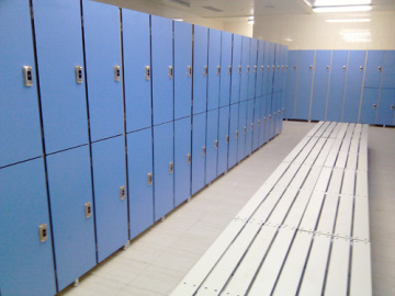 12 door gym locker compact laminate locker