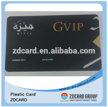 blank pvc card with magnetic stripe/recycled plastic pvc magnetic stripe cards