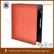 loose leaf file folder/document folder with pen holder