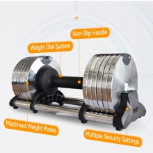 Adjustable 40kg Mancuerna Dumbbell Set - Free Weights