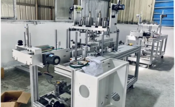 Flat medical mask blank machine