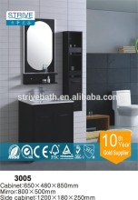 650mm Hotel Melamine Bathroom Vanity/ Black bathroom sets