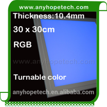 Square 300x300mm 13w multicolor led panel light