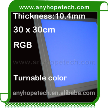 Square 300x300mm 13w multicolor led panel light