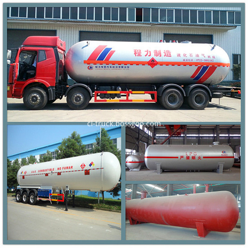 LPG Gas Tank Truck