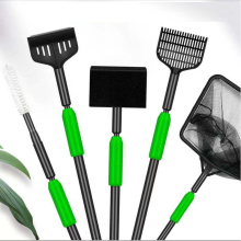 Adjustable Fish Tank Clean Kit: 5-in-1 Aquarium Cleaning Tools for Algae and Stain Removal