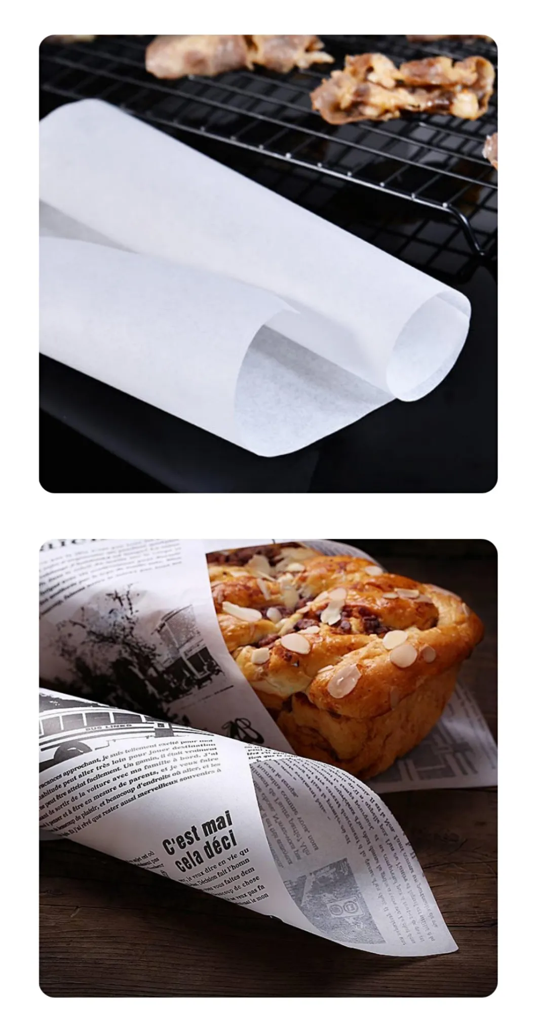 Silicon Paper for Food Backery