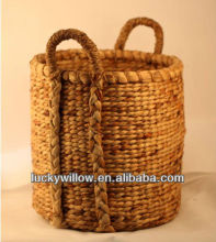Manufacturer wholesale round straw storage basket