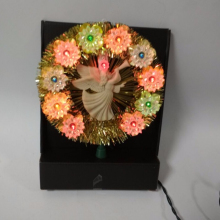 UL Angel Shaped Christmas Tree Topper for Home Xmas Tree Decoration