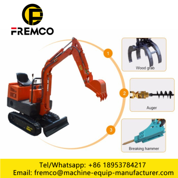 Soil Excavator for River Bank Construction