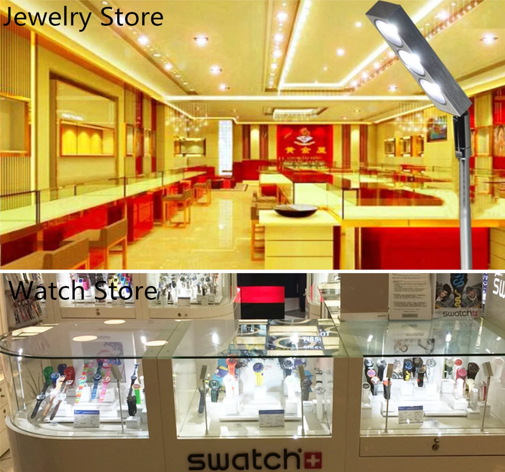 LED Pole Light for Cabinet Window Display