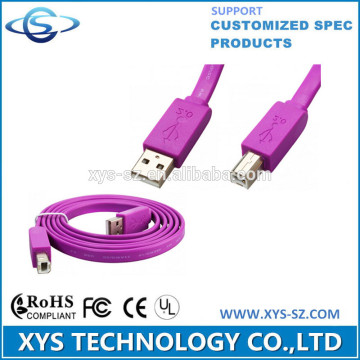 New style Colorful flat usb2.0 cable