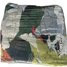 100% Cotton Terry Fabric Wiping Cloths - Dark Mixed Color Industrial Cleaning Rags