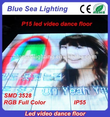 Dance floor foraliexpress anti-slip led dance floor viedo