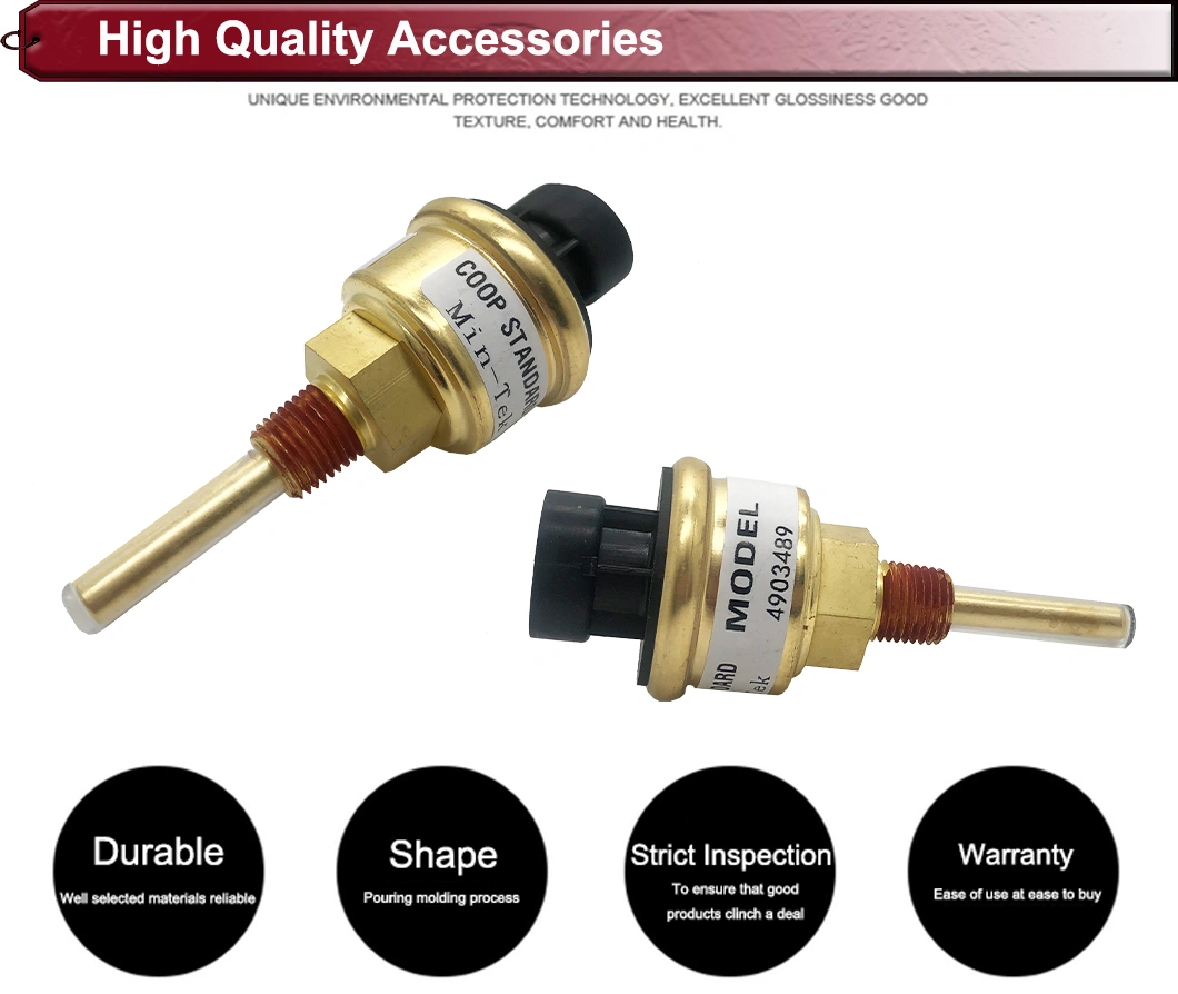 M11 ISM11 Qsm11 Large Genuine Diesel Engine Parts 4903489 Coolant Fluid Liquid Level Switch Sensor