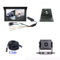 7 inch 2 channel car monitor system press control with starlight night vision camera