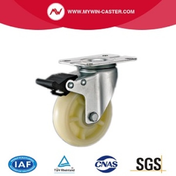 5'' Swivel Medium Duty Industrial PP caster with brake