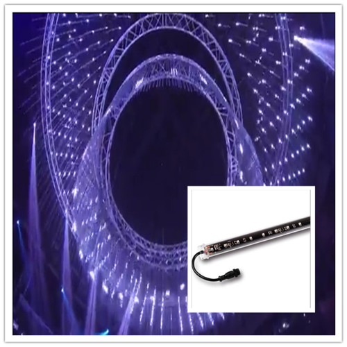 Lumière de scène de disco de tube vertical de bâton de DMX 3d