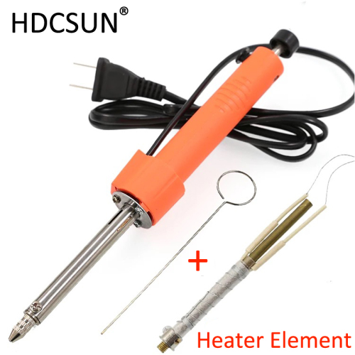 New 30W 220V Electric solder iron Vacuum Solder Sucker Welding Desoldering Pump Iron Gun Color Random