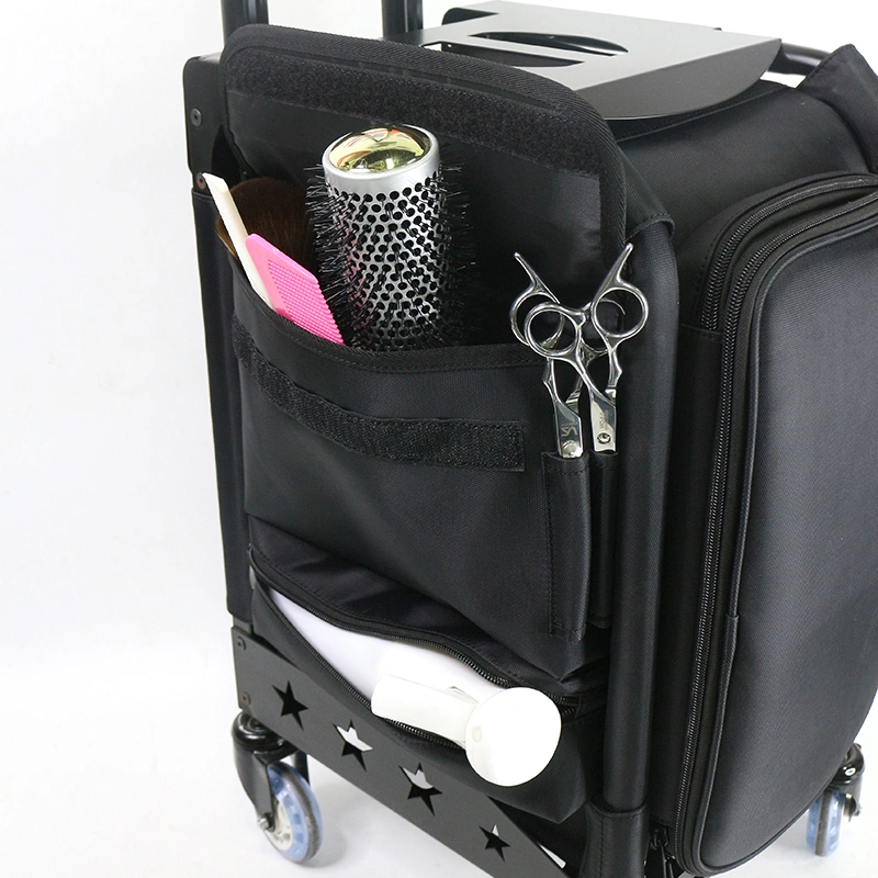 New Professional Trolley Cosmetic Case Beauty Salon Case Multi-Layer Universal Wheel with Makeup Case Tattoo Tool Bag